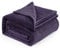 Bedsure Fleece Blanket King Size for Bed - Soft Cosy Fluffy Throw Blankets, Warm Large Throws for Audlts, Purple, 270x230 cm