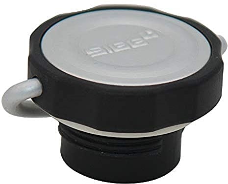 SIGG Retro Top bouchon, pièce de rechange pour gourde SIGG à goulot étroit ou avec adaptateur WMB, couvercle garanti sans fuite, Noir, Taille unique