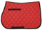 Pfiff 101534 Basicline VS Schabracke, Sattelunterlage, Full/Warmblut Rot