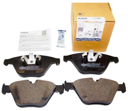 ICER Brakes Compatible with Select BMW Vehicles: Front Disc Brake Pads Set 181940 OE# 34-11-6-780-711