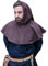 Burgschneider - Gugel Capellus Baumwolle - Braun (Standard, Unisex, Baumwolle) Historisch - Medieval