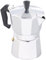 Cucina di Modena Kaffeekocher: Espresso-Kocher für 3 Tassen, für Gas, Elektro-Herd und Ceran-Feld (Espresso Kanne, Espressokocher für unterwegs, Wasserkocher)