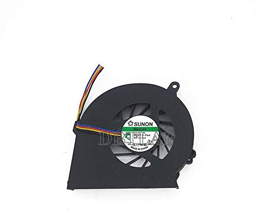 DBTLAP Laptop CPU fan Compatible for HP COMPAQ CQ58 G58 650 655 Laptop F2036 2000 686259-001 fan 4 pin