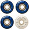 Spitfire Formula Four Classics 101 Classic Shape, Unisex, Erwachsene, Die #1 Form im Skateboarding Weltweit - Bewährt für Geschwindigkeit und Kontrolle. - Blau, 56 mm