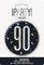 Unique 83514 Black Round Prismatic 90th Birthday Badge 1 Pc, Age 90