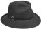 Mayser Twisted Crown Wollhut Wollfilzhut Filzhut Damenhut Damen - Made in The EU Winter Herbst-Winter - One Size anthrazit