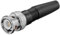 CABLEPELADO BNC-Stecker RG59, gerader Stecker, ohne Löten, Impedanz 75 Ohm, geeignet für die Übertragung von Videosignalen, CCTV und Hochfrequenz-Audiosignalen, schwarz, gerade
