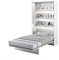 Schrankbett LENART Wandklappbett 120x200 BED CONCEPT Gästebett Vertical Weiß Hochglanz