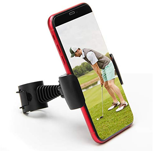 Coolrunner Record Golf Swing, Black Golf Phone Holder Clip, Record Golf Swing Phone Holder, Golf Training Aid Tool for Easy to Set Up