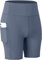 COTOP Radlerhose Damen Kurz, Tights Laufhose mit Tasche, High Waist Leggings Shorts Sommer, Blickdicht Elastisch Sporthose Kurze für Yoga/Fitness/Jogging/Radfahren/Biker(Grau S)