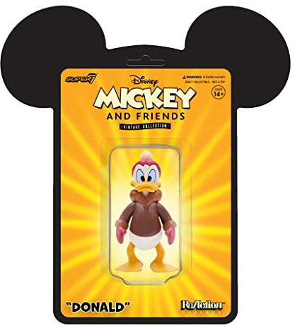 Super7 Disney Vintage Collection Donald Duck 9,5 cm Reaktionsfigur