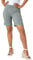Roman Originals Stretch Shorts for Women UK Ladies Pull On Turned Hem Cut Off Bengaline Mom Boyfriend Boy Denim Casual Cropped Pants Capri Slim Fit Turn Up Summer Crops Mother - Khaki - Size 10
