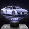 Nachttischlampe - Touch-Nachtlicht Auto Supercar R8 3D-LED-Lampe Illusion, Geschenkidee Weihnachten Geburtstag Junge und Mädchen Nachttischlampe Kinder- oder Erwachsenenzimmer TOP