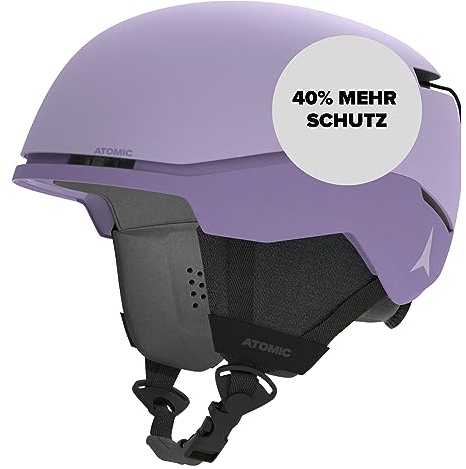 ATOMIC Four AMID Skihelm - Lavender - Größe XS - Helm für max. Sicherheit - Skihelme mit komfortablem 360° Fit System - Snowboardhelm mit Belüftungssystem - Kopfumfang 48-52 cm
