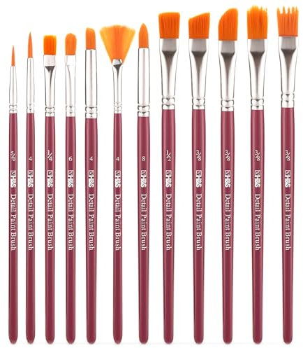 Pinselset 12tlg_Bordeaux