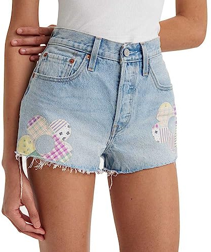 Levi's Women's 501 Original Denim Shorts, Fresh as a Daisy Short, 29W
