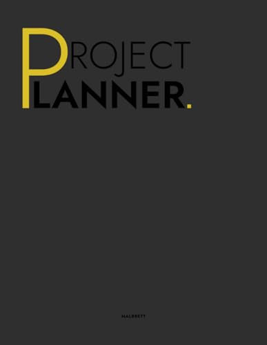 Project Planner: Increase Work Productivity with an Efficient Project Management Notebook for Organizing Tasks, Black