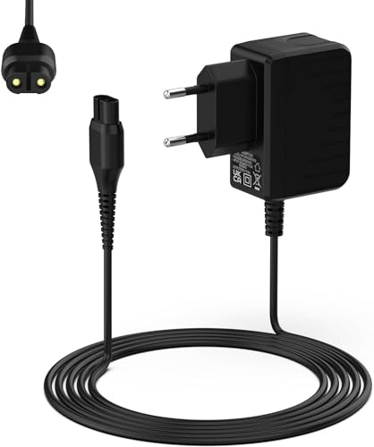 Jippofu 5.5V Cargador para limpiacristales Kärcher WV5, WV5 Premium, WV75, WV75 Plus, WV60, WV70, WV1, WV1, WV2, WV45, WV55, KV4, KWI 1, WV Easy/Classic Adaptador Aspiradora Limpiador Ventanas Charger
