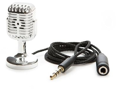 Kikkerland Retro Mini Microphone