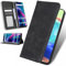 BAILI Lederhülle für Samsung Galaxy Xcover 7 Hülle, Tasche Cover Etui Handyhülle für Samsung Galaxy Xcover 7, Schwarz
