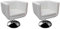LAPOOH Taburetes de Cocina 2 Unidades Cuero Artificial Blanco, Taburetes Altos De Cocina, Banquetas Cocina, Sillas Altas De Cocina, Bar Stool, Mueble Bar Taburete