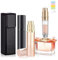 Parfümzerstäuber Nachfüllbar, 5ml Parfüm Abfüller, Parfum Flakon Leer Reise Parfümzerstäuber, Parfum Zerstäuber für Unterwegs, Mini Zerstäuber Parfüm Parfümflaschen Leer für Reise (Schwarz&Roségold)