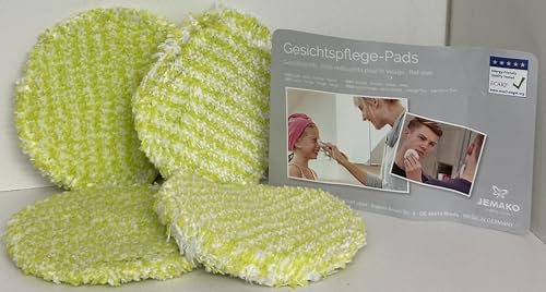 Jemako Gesichtspflege-Pads Abschmink-Pads 4 Stück - limette -