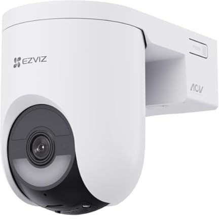 EZVIZ WLAN-Außenkamera HB8 2K + 4 MP, Panorama, inklusive Akku