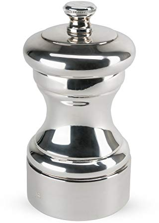 PEUGEOT - Moulin à Sel Mignonnette - Métal Argenté - 10 cm - Réglage Précis de la Mouture - Fabrication Française