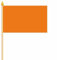 Stockfahne Orange Fahne Flagge Grösse 30x45cm