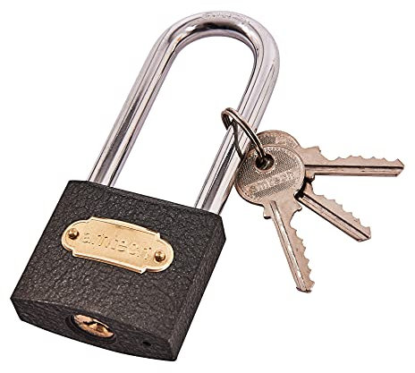 Amtech T0700C 50mm Long Shackle Iron Padlock