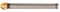 KS Tools 336.0201 HSS TiN Kegel- und Entgratsenker 120°, 6,3mm