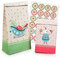 Adventskalender zum Befüllen Christmas 24 beschichtete Papiertüten Geschenktüten Weihnachten, Weihnachtskalender Bastelset inkl. Adventszahlen Aufkleber von pajoma