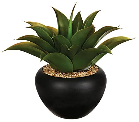 Atmosphera - Aloe Vera Artificiel Pot en céramique - H37 cm