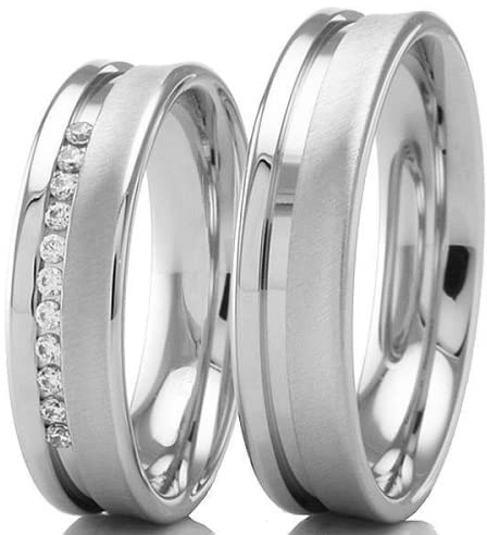 500/- Palladium Eheringe B-48-02687-88
