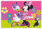 Procos 87865 - Party-Tischdecke Minnie Happy Helpers, Größe 120 x 180 cm, abwischbar, mehrfach verwendbar, Tischtuch, Dekoration, Geburtstag, Mottoparty