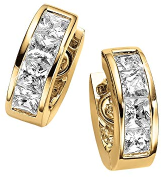 Magnet Ohr Creolen gold mit Swarovski Crystals Energetix 4you 833P 24K vergoldet medizinischer Edelstahl nickelfrei allergiefrei Magnetix 1808P