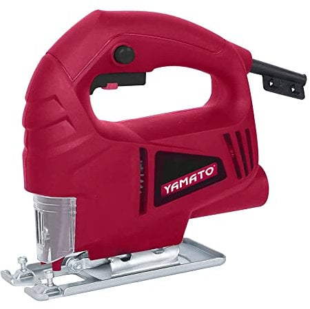 Yamato, Seghetto Alternativo Elettrico, 400W, Corsa Lama: 18 mm, oscillazioni Minuto: 0~3.000, Piastra Regolabile: +/- 45°. Peso: 1,80 kg