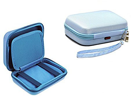 Navitech Light Blue Power Bank EVA Cover/Case/Travel Case Compatible With The RAVPower 16750mAh Power Bank