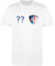 Comedy Shirts - Island Trikot - Wappen: Klein - Wunsch - Herren Trikot - Weiss/Royalblau Gr. S