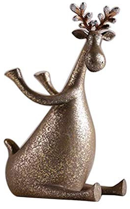 Backbayia Elch Hirsch Weinflaschenhalter, dekorativ, Weinregal, Gläserhalter, für Bar und Haus, Café #2