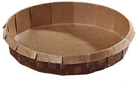Pro DP 180 Einwegbackformen Papierbackformen Einmal Backformen Papier Gardenia rund Ø170mm 35mm hoch