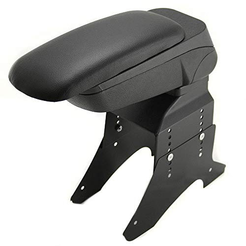 Apoyabrazos para Coche Reposabrazos Universal Consola Central Negro