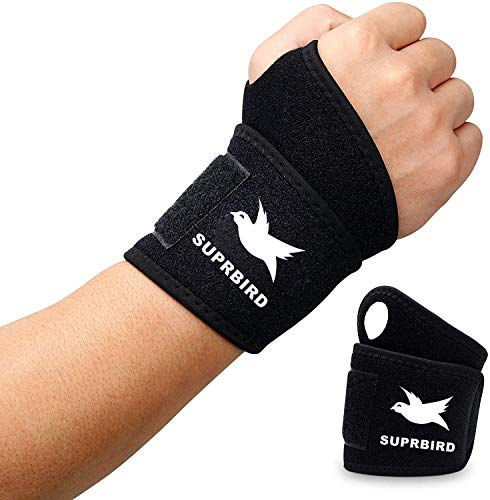 SUPRBIRD Handgelenkbandage Handgelenkstütze einstellbare atmungsaktive Handgelenk Unterstützung, Handbandage Handgelenk für Sport, Fitness & Bodybuilding