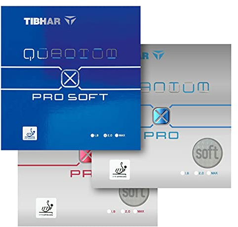 Tibhar Tischtennisbelag Quantum X Pro Soft (pink, max)