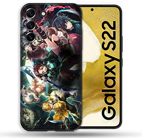 Cokitec Schutzhülle für Samsung Galaxy S22, Manga, Demon Slayer Group