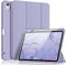 FINTIE Custodia per iPad Air 11 Pollici M3/M2 (2025/2024), iPad Air 5a/4a Gen 10,9 (2022/2020) con Portapenne, Leggero Cover Case Posteriore in Morbido TPU con Auto Sveglia/Sonno, Lilla Viola