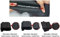 DIY Lenkradbezüge, für BMW E39 5er 1999-2003 E46 3er 1999-2005 E53 X5 2000-2006 E36 Schwarz Echtes Leder Wildleder Auto Lenkradbezug
