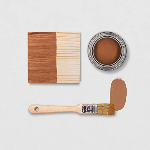 LEINCOLOR - Hochwertige Leinöllasur für den Innenbereich - biologischer und natürlicher Holzschutz, Farbe: Teak, 750 ml