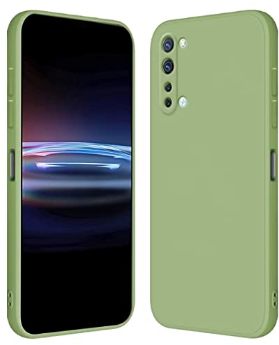 RankOne Coque pour Oppo Find X2 Lite (6.4 inches) Étui en Silicone TPU Souple - Vert Matcha
